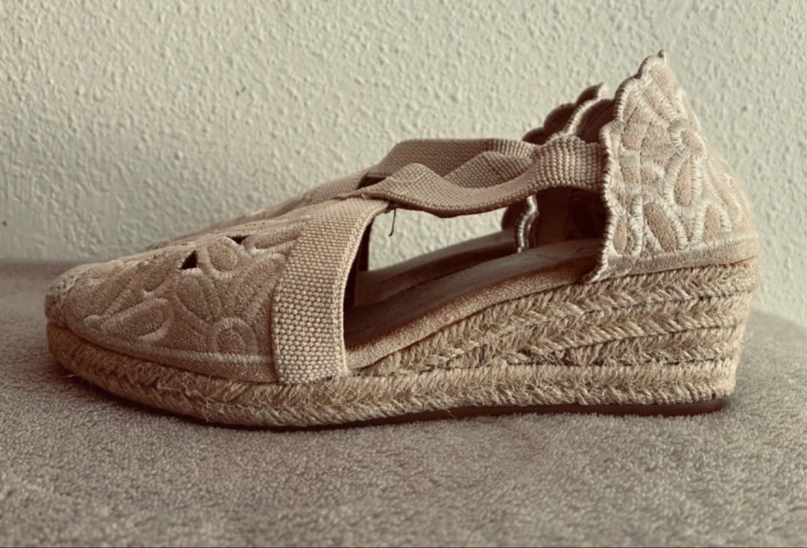 Alpargatas à talons compensés – photo 2